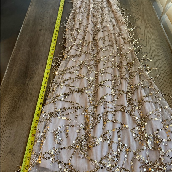 NWOT Long Sequin Gown Dress - Picture 6 of 8